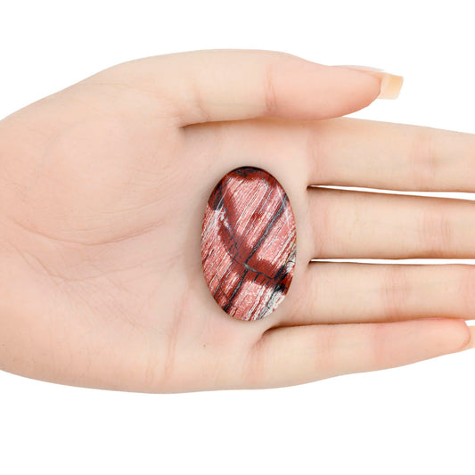 Snake Skin Jasper 40x24.65x5.3 mm Oval Gemstone LS01020-11