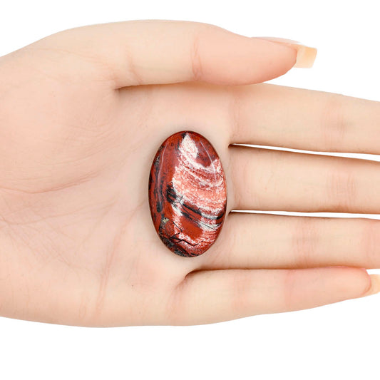 Snake Skin Jasper 36.7x22.75x5 mm Oval Gemstone LS01026-11