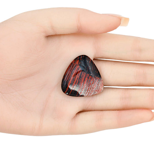 Snake Skin Jasper 30.3x29.3x5 mm Heart Gemstone LS01028-11