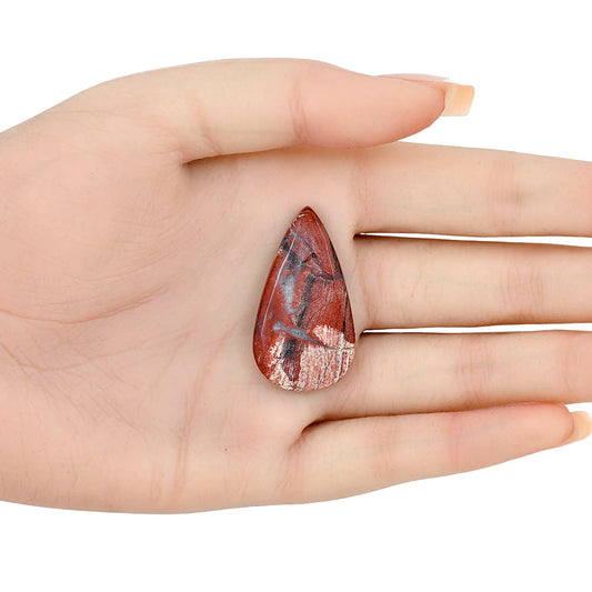 Snake Skin Jasper 36.5x20.3x4.5 mm Pear Gemstone LS01032-11