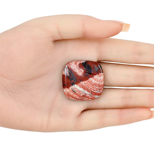 Snake Skin Jasper 31.4x30.3x5 mm Baguette Gemstone LS01038-11