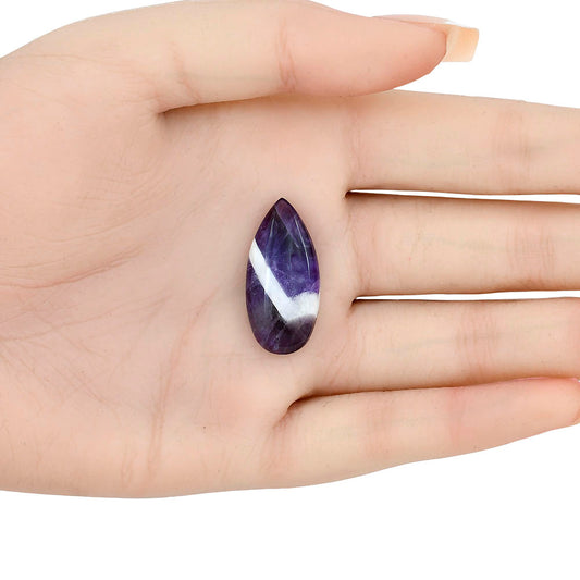 Chevron Amethyst 28x13.6x5.4 mm Pear Gemstone LS01042-12