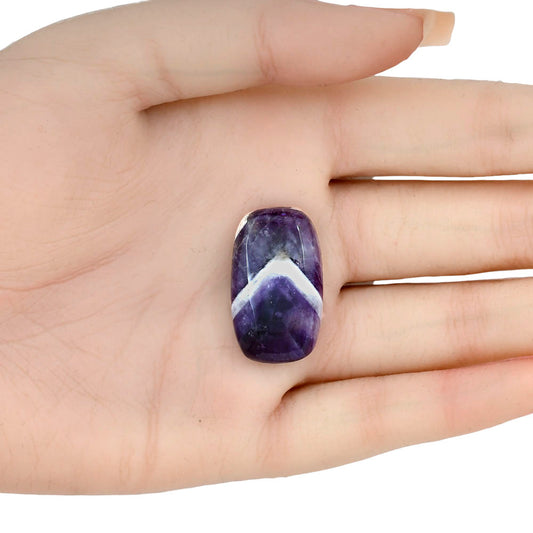 Chevron Amethyst 28x16.5x7.7 mm Cushion Gemstone LS01073-12