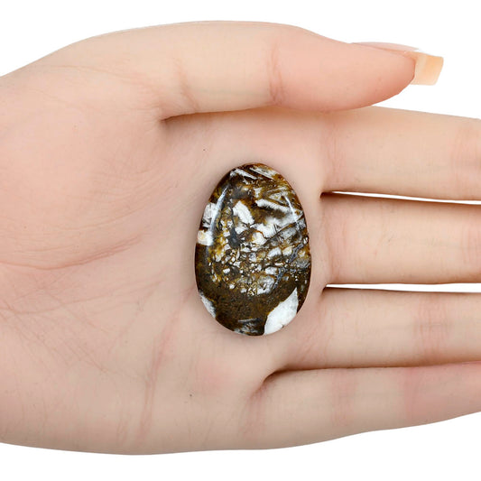 Wild Horse Jasper 32.52x24x5.4 mm Oval Gemstone LS01160-15