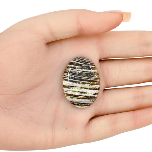 Stick Agate 32.52x24.41x5.7 mm Oval Gemstone LS01190-16