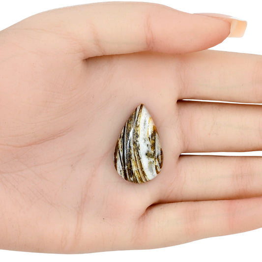 Stick Agate 28.14x17.78x5.8 mm Pear Gemstone LS01220-16