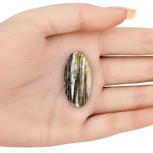 Stick Agate 35x17.18x5.5 mm Oval Gemstone LS01226-16
