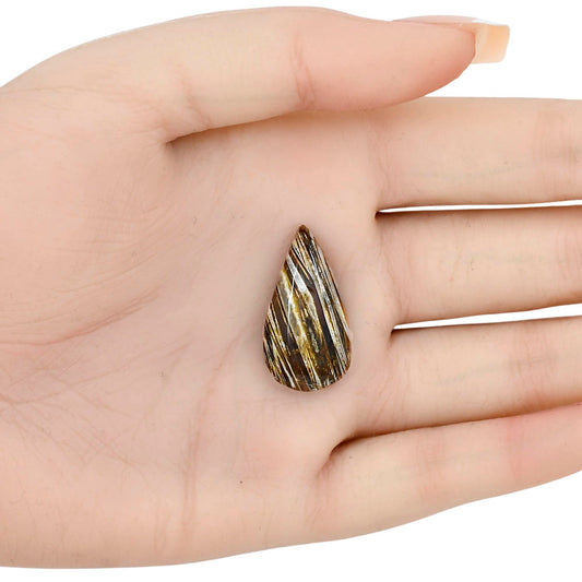 Stick Agate 27.38x14.52x6 mm Pear Gemstone LS01228-16