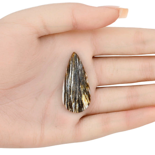 Stick Agate 38.3x18x6 mm Pear Gemstone LS01231-16