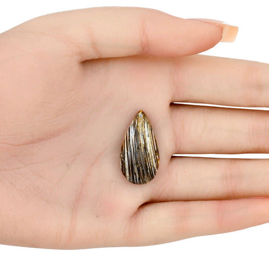 Stick Agate 27.38x14.6x5 mm Pear Gemstone LS01238-16