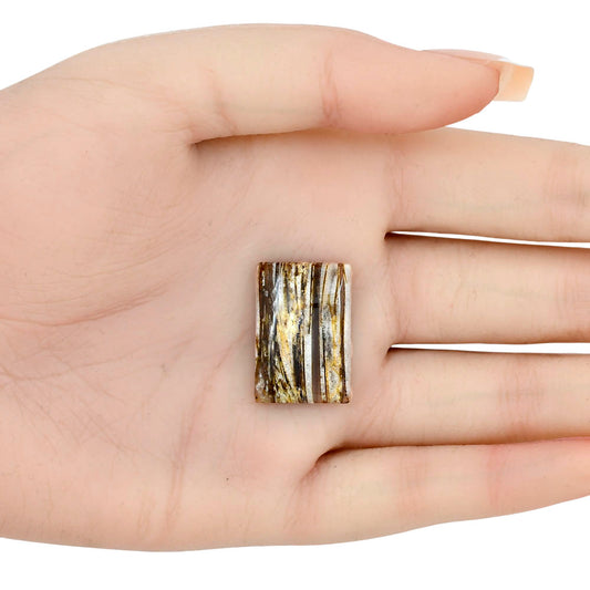 Stick Agate 23.91x16.23x5 mm Baguette Gemstone LS01242-16