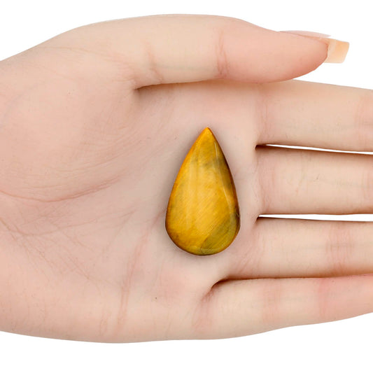 Blue Tiger Eye 34.6x20.2x6.5 mm Pear Gemstone LS01270-17