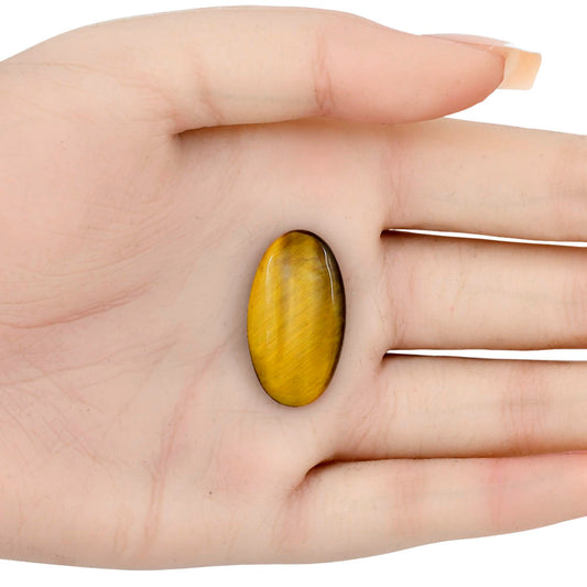 Blue Tiger Eye 28x15.6x4.5 mm Oval Gemstone LS01321-17