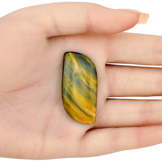 Blue Tiger Eye 43x20.1x6 mm Fancy Gemstone LS01403-17