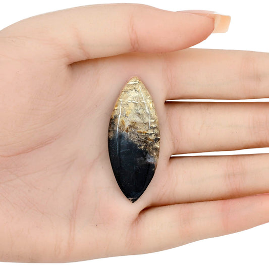 Root Plume Agate 44.2x18.3x5 mm Marquise Gemstone LS01445-18