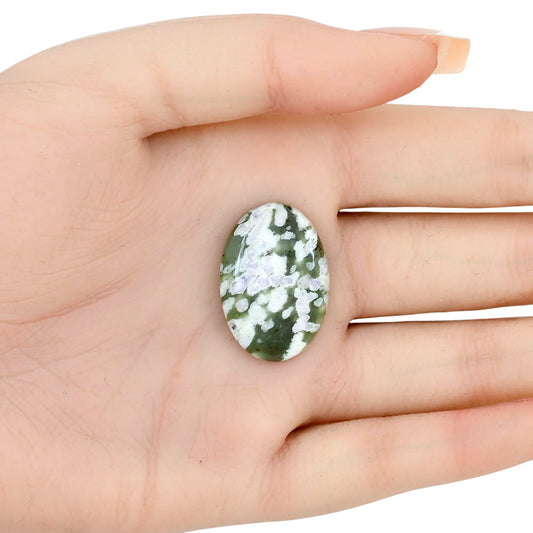 Peace Jade 27.7x19x4.5 mm Oval Gemstone LS01468-19