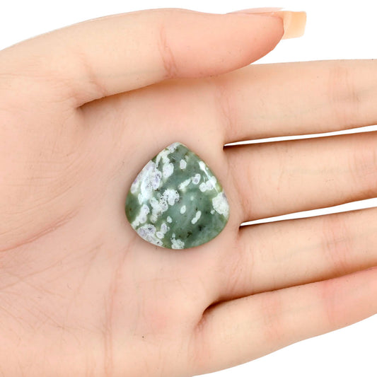 Peace Jade 25.6x25x5.5 mm Pear Gemstone LS01470-19
