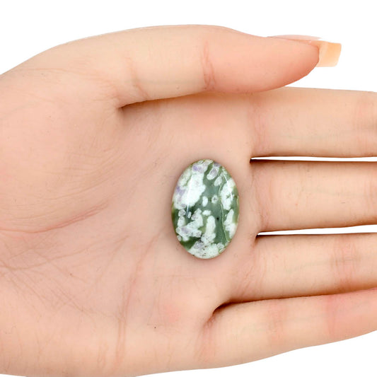 Peace Jade 25.6x17.4x5 mm Oval Gemstone LS01481-19