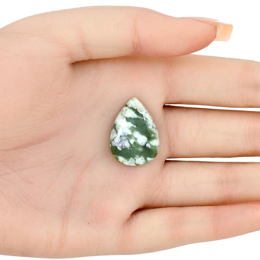 Peace Jade 23.4x17.8x5.5 mm Pear Gemstone LS01484-19