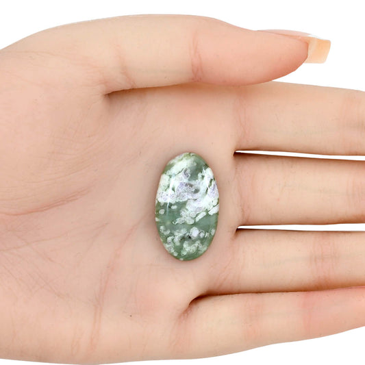 Peace Jade 27.7x16.3x5 mm Oval Gemstone LS01486-19