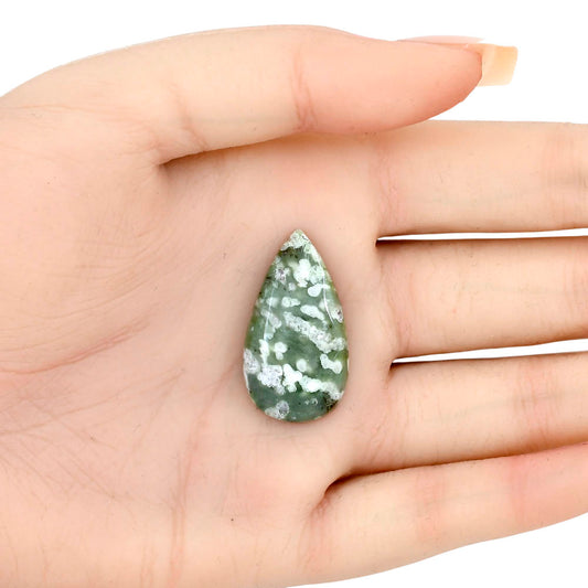 Peace Jade 30.6x16.8x5.5 mm Pear Gemstone LS01494-19