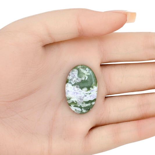 Peace Jade 29.5x19.4x4.5 mm Oval Gemstone LS01497-19