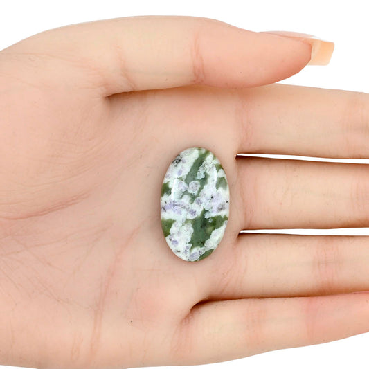Peace Jade 29x17.5x5 mm Oval Gemstone LS01498-19