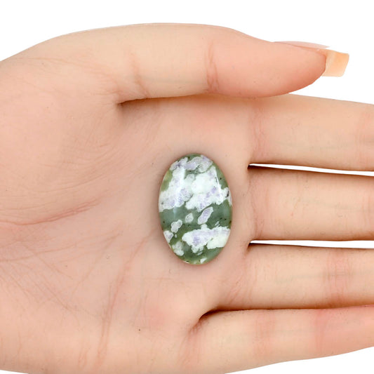 Peace Jade 28x18.5x5 mm Oval Gemstone LS01501-19