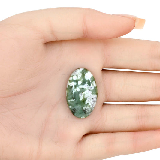 Peace Jade 28.75x18x6 mm Oval Gemstone LS01505-19