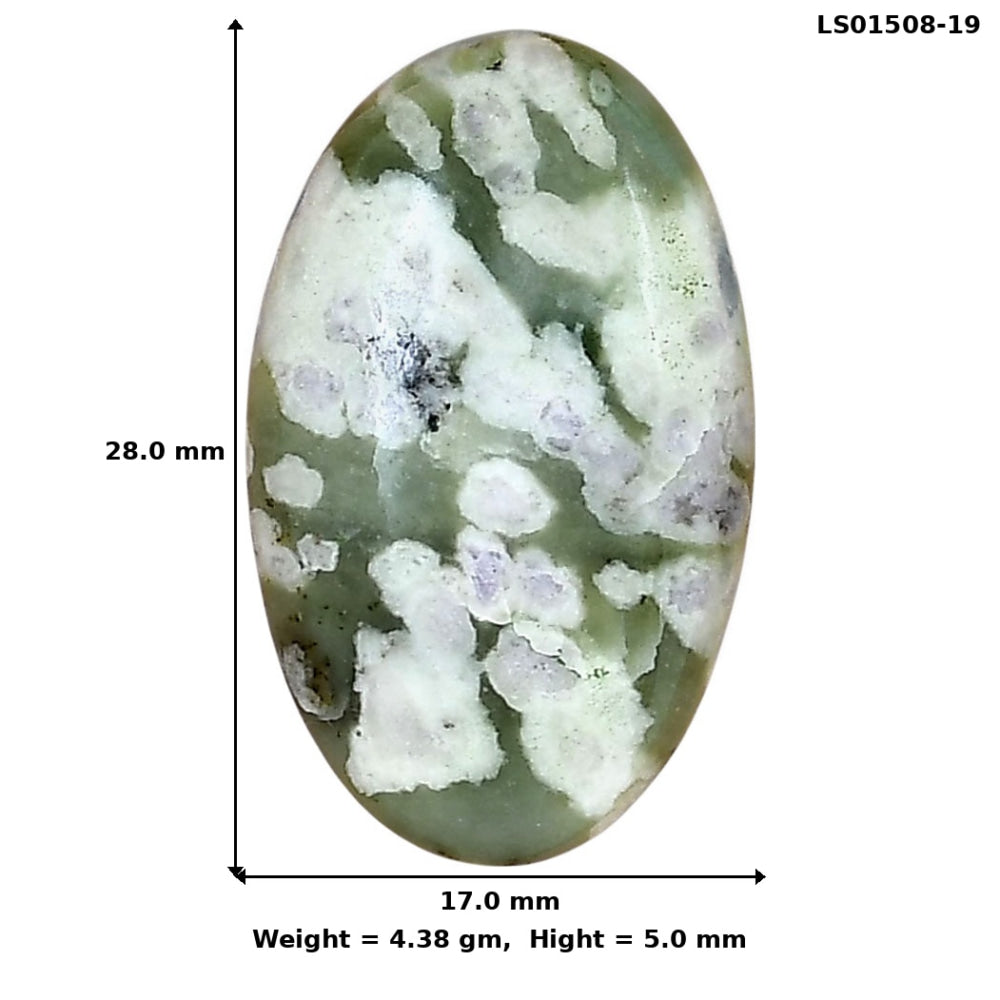 Peace Jade 28x17x5 mm Oval Gemstone LS01508-19