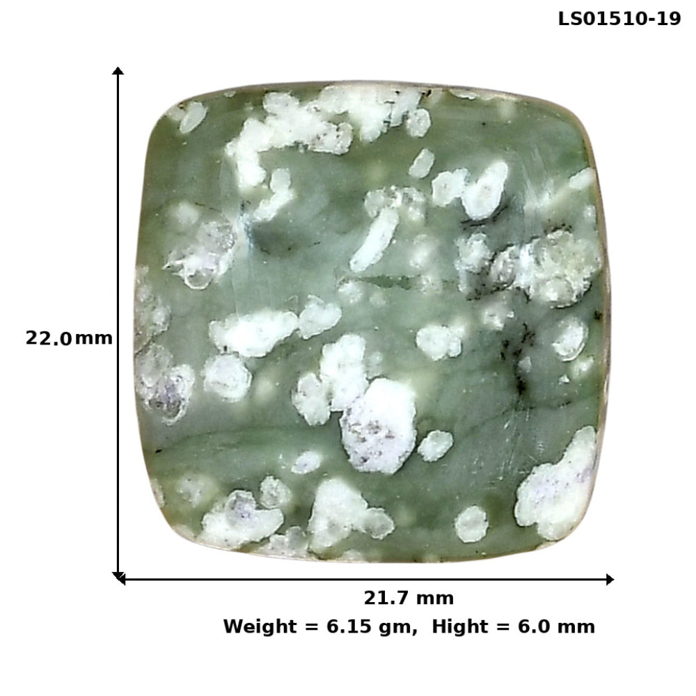 Peace Jade 22x21.7x6 mm Baguette Gemstone LS01510-19