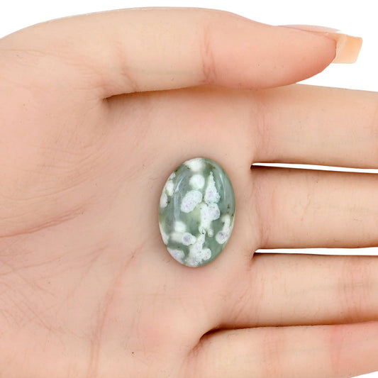 Peace Jade 24.6x17x5 mm Oval Gemstone LS01513-19
