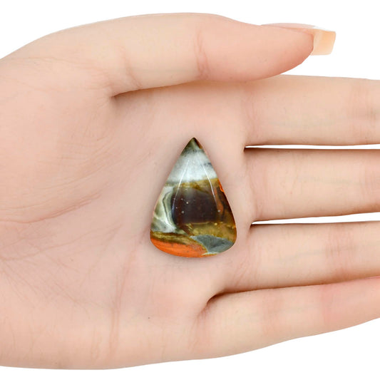 Polygram Jasper 30.4x22.1x5.5 mm Pear Gemstone LS01535-20