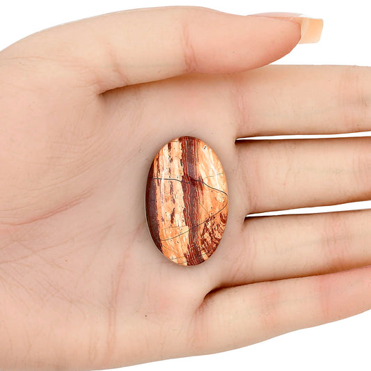 Snake Skin Jasper 32.5x20.7x5.5 mm Oval Gemstone LS01551-11