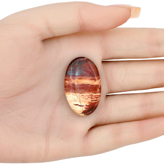 Snake Skin Jasper 33.55x21x6.5 mm Oval Gemstone LS01580-11