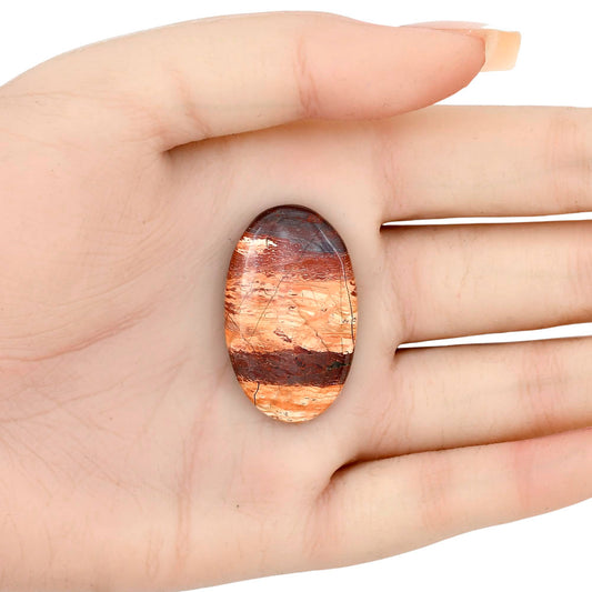 Snake Skin Jasper 34.3x21x5 mm Oval Gemstone LS01592-11