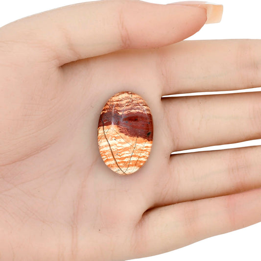 Snake Skin Jasper 28.3x19x6 mm Oval Gemstone LS01618-11