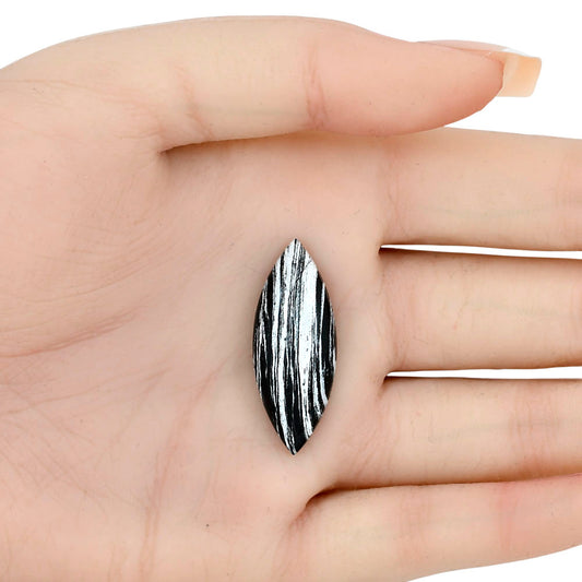 Silver Leaf Obsidian 32.76x13x5.8 mm Marquise Gemstone LS01668-22