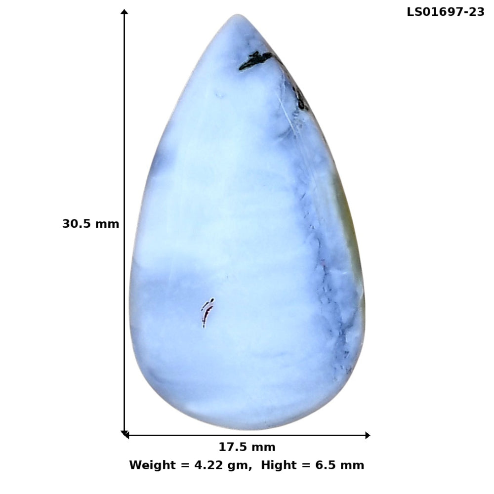 Owyhee Opal 30.5x17.5x6.5 mm Pear Gemstone LS01697-23