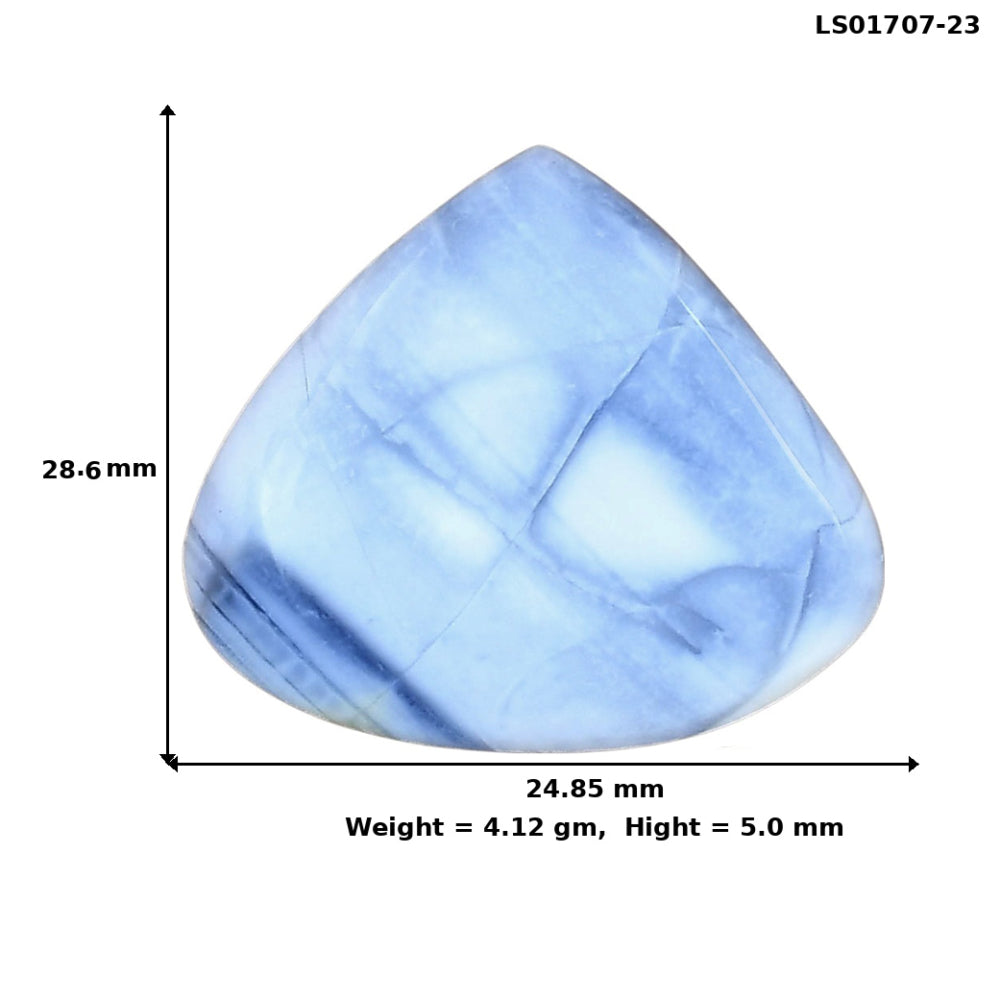 Owyhee Opal 28.6x24.85x5 mm Heart Gemstone LS01707-23