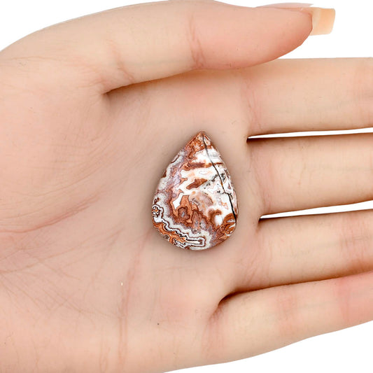Rosetta Picture Jasper 28.6x21x6.5 mm Pear Gemstone LS01770-24