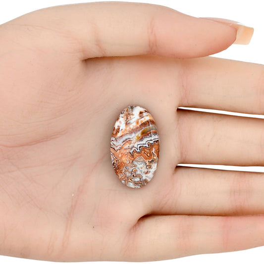 Rosetta Picture Jasper 28.1x16.8x6 mm Oval Gemstone LS01777-24