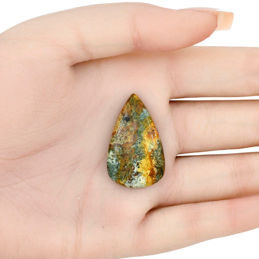 Rocky Butte Picture Jasper 32.8x20.3x5.4 mm Pear Gemstone LS01786-25