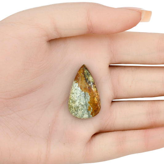 Rocky Butte Picture Jasper 29.5x18x6.5 mm Pear Gemstone LS01791-25