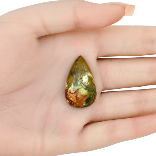 Rocky Butte Picture Jasper 30.7x18.5x6.8 mm Pear Gemstone LS01794-25