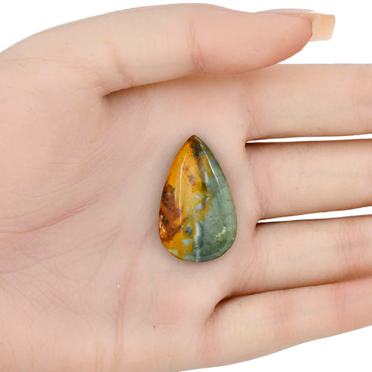 Rocky Butte Picture Jasper 30.8x19x5.5 mm Pear Gemstone LS01795-25