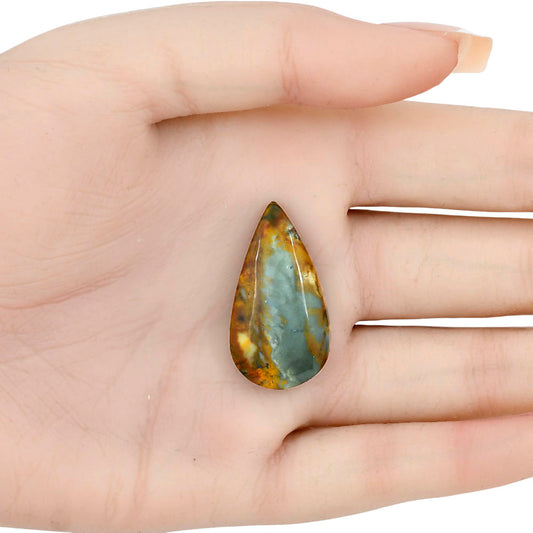 Rocky Butte Picture Jasper 31.3x17x6.5 mm Pear Gemstone LS01809-25
