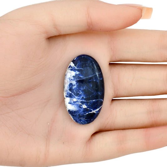 Sodalite 37.8x22x5.3 mm Oval Gemstone LS01822-26