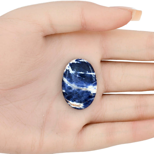 Sodalite 29.7x20.5x5.8 mm Oval Gemstone LS01835-26