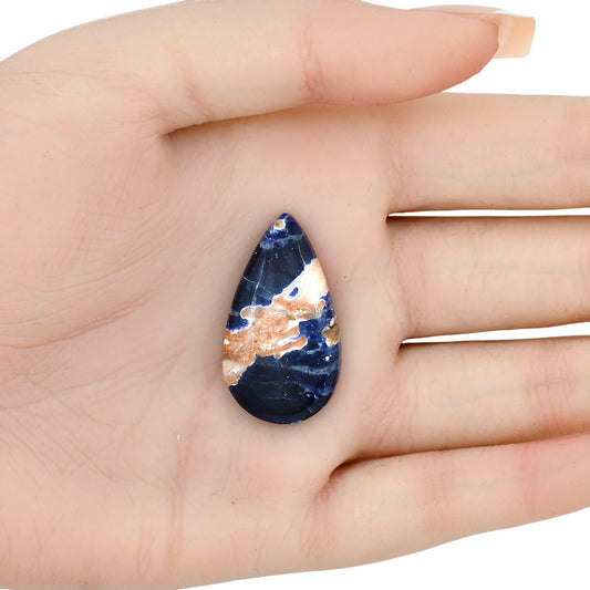 Sodalite 32.1x18.5x6.3 mm Pear Gemstone LS01841-26